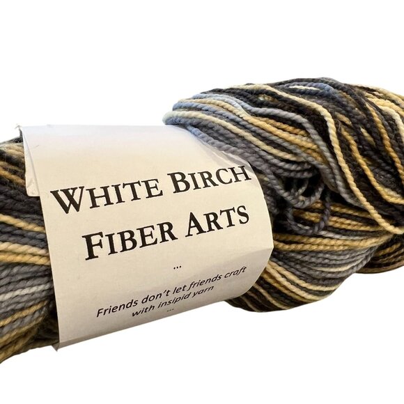 White Birch Fiber Arts Hand-Dyed Yarn 400 Yards 100g US 0-2 - Picture 1 of 10